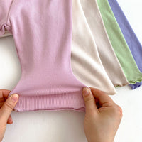 Load image into Gallery viewer, 2 Pieces Set Baby Kid Girls Solid Color Tops And Pants Wholesale 23101906
