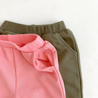 Load image into Gallery viewer, 2 Pieces Set Baby Kid Girls Boys Letters Cartoon Print Tops And Solid Color Pants Wholesale 23101908
