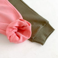 Load image into Gallery viewer, 2 Pieces Set Baby Kid Girls Boys Letters Cartoon Print Tops And Solid Color Pants Wholesale 23101908
