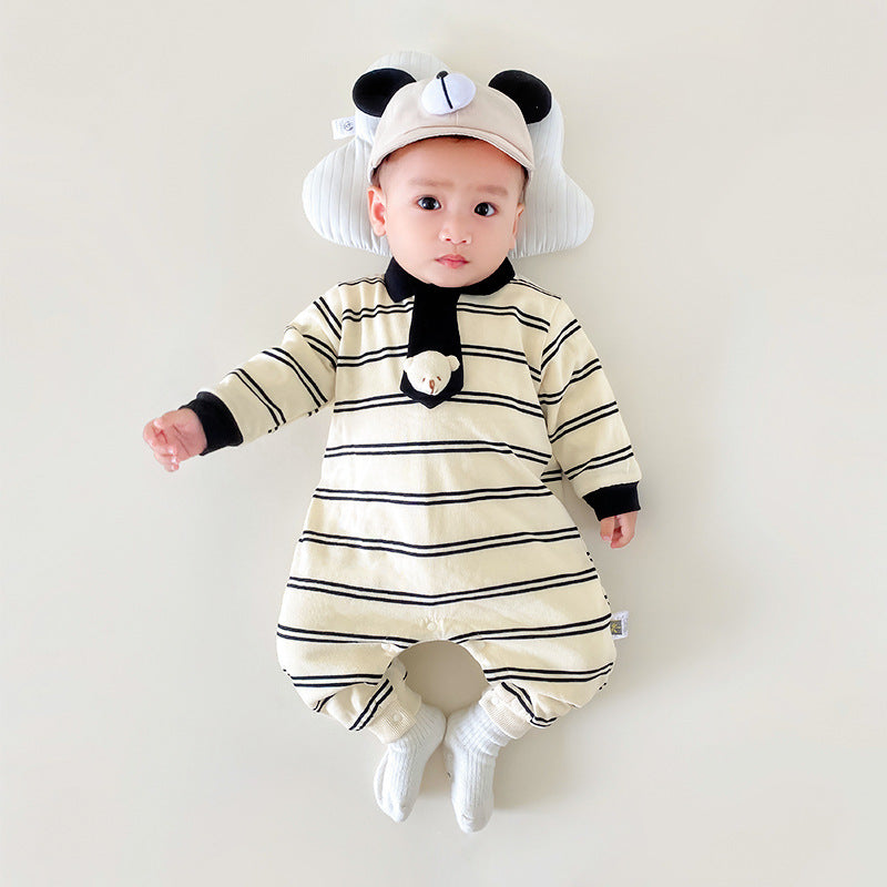 Baby Boys Striped Jumpsuits Wholesale 231019105