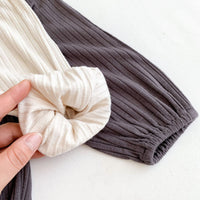 Load image into Gallery viewer, 2 Pieces Set Baby Kid Girls Boys Solid Color Tops And Pants Wholesale 23101911
