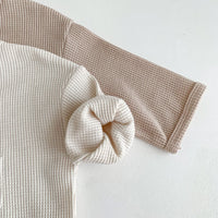 Load image into Gallery viewer, 2 Pieces Set Baby Kid Girls Boys Solid Color Cartoon Tops And Pants Wholesale 23101912
