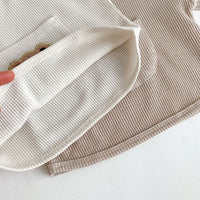 Load image into Gallery viewer, 2 Pieces Set Baby Kid Girls Boys Solid Color Cartoon Tops And Pants Wholesale 23101912
