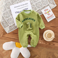 Load image into Gallery viewer, Baby Girls Boys Letters Dinosaur Cartoon Jumpsuits Wholesale 231019122
