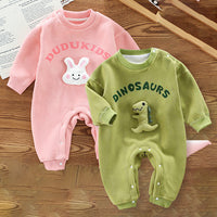 Load image into Gallery viewer, Baby Girls Boys Letters Dinosaur Cartoon Jumpsuits Wholesale 231019122
