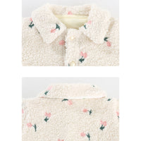Load image into Gallery viewer, Baby Kid Girls Flower Embroidered Jackets Outwears Wholesale 231019126
