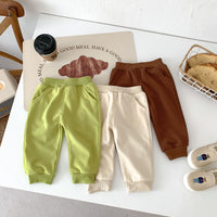 Load image into Gallery viewer, 2 Pieces Set Baby Kid Girls Boys Cartoon Hoodies Sweatshirts And Solid Color Pants Wholesale 23101913
