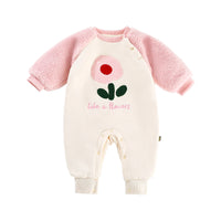 Load image into Gallery viewer, Baby Girls Flower Embroidered Jumpsuits Wholesale 231019130
