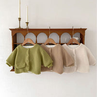 Load image into Gallery viewer, Baby Kid Girls Solid Color Jackets Outwears Wholesale 231019134
