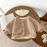 Load image into Gallery viewer, Baby Kid Girls Solid Color Jackets Outwears Wholesale 231019134
