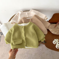 Load image into Gallery viewer, Baby Kid Girls Solid Color Jackets Outwears Wholesale 231019134
