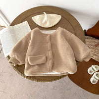 Load image into Gallery viewer, Baby Kid Girls Solid Color Jackets Outwears Wholesale 231019134
