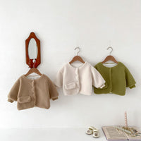 Load image into Gallery viewer, Baby Kid Girls Solid Color Jackets Outwears Wholesale 231019134
