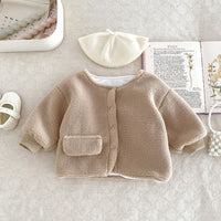 Load image into Gallery viewer, Baby Kid Girls Solid Color Jackets Outwears Wholesale 231019134
