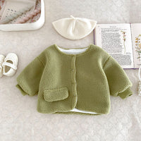 Load image into Gallery viewer, Baby Kid Girls Solid Color Jackets Outwears Wholesale 231019134
