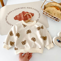 Load image into Gallery viewer, 2 Pieces Set Baby Kid Girls Boys Cartoon Print Hoodies Sweatshirts And Pants Wholesale 23101914
