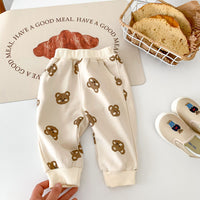 Load image into Gallery viewer, 2 Pieces Set Baby Kid Girls Boys Cartoon Print Hoodies Sweatshirts And Pants Wholesale 23101914
