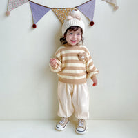 Load image into Gallery viewer, Baby Kid Girls Striped Cartoon Sweaters Wholesale 231019141

