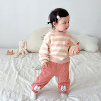 Load image into Gallery viewer, Baby Kid Girls Striped Cartoon Sweaters Wholesale 231019141
