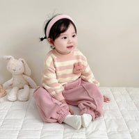 Load image into Gallery viewer, Baby Kid Girls Striped Cartoon Sweaters Wholesale 231019141
