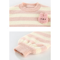 Load image into Gallery viewer, Baby Kid Girls Striped Cartoon Sweaters Wholesale 231019141
