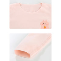 Load image into Gallery viewer, Baby Kid Girls Solid Color Letters Cartoon Sleepwears Wholesale 231019142
