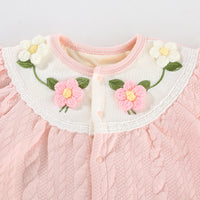 Load image into Gallery viewer, Baby Girls Flower Embroidered Jumpsuits Wholesale 231019144
