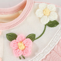 Load image into Gallery viewer, Baby Girls Flower Embroidered Jumpsuits Wholesale 231019144
