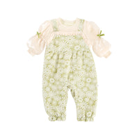 Load image into Gallery viewer, Baby Girls Flower Print Jumpsuits Wholesale 231019146
