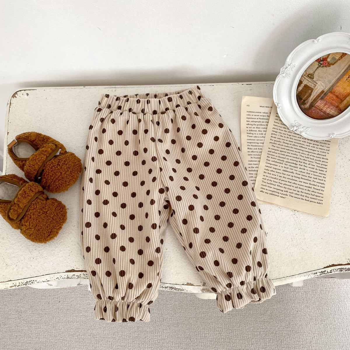 Baby Kid Girls Polka dots Print Pants Wholesale 231019149