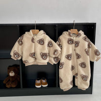 Load image into Gallery viewer, Baby Girls Boys Animals Cartoon Print Jumpsuits And Jackets Outwears Wholesale 231019151
