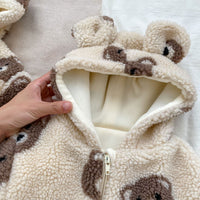 Load image into Gallery viewer, Baby Girls Boys Animals Cartoon Print Jumpsuits And Jackets Outwears Wholesale 231019151
