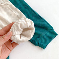 Load image into Gallery viewer, 2 Pieces Set Baby Kid Girls Flower Tops And Solid Color Pants Wholesale 23101916
