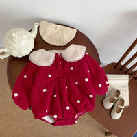 Load image into Gallery viewer, Baby Kid Girls Polka dots Rompers Wholesale 231019176

