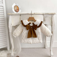 Load image into Gallery viewer, Baby Kid Girls Solid Color Bow Jackets Outwears Wholesale 231019181
