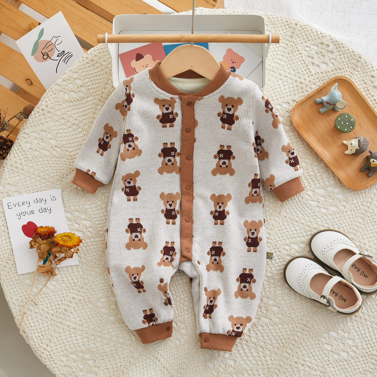 Baby Boys Animals Print Jumpsuits Wholesale 231019183