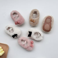 Load image into Gallery viewer, Baby Girls Solid Color Bow Shoes Wholesale 231019193

