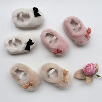 Load image into Gallery viewer, Baby Girls Solid Color Bow Shoes Wholesale 231019193
