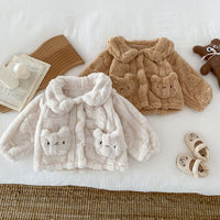 Load image into Gallery viewer, Baby Kid Girls Boys Solid Color Cartoon Tops Pants Sleepwears Wholesale 231019195
