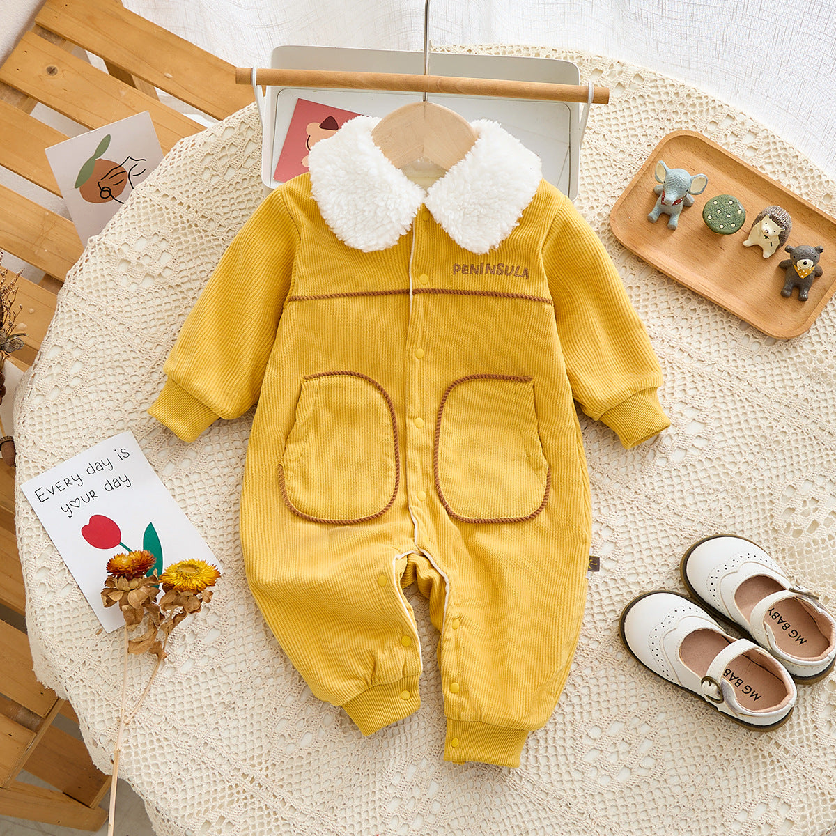 Baby Girls Boys Solid Color Jumpsuits Wholesale 231019197