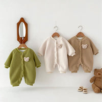 Load image into Gallery viewer, Baby Kid Girls Boys Solid Color Cartoon Jumpsuits Wholesale 231019208
