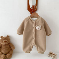 Load image into Gallery viewer, Baby Kid Girls Boys Solid Color Cartoon Jumpsuits Wholesale 231019208
