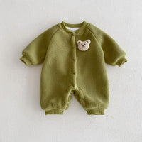 Load image into Gallery viewer, Baby Kid Girls Boys Solid Color Cartoon Jumpsuits Wholesale 231019208
