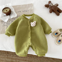 Load image into Gallery viewer, Baby Kid Girls Boys Solid Color Cartoon Jumpsuits Wholesale 231019208
