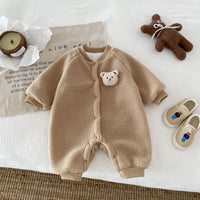 Load image into Gallery viewer, Baby Kid Girls Boys Solid Color Cartoon Jumpsuits Wholesale 231019208
