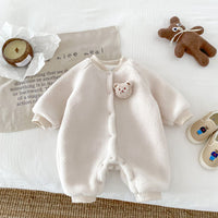 Load image into Gallery viewer, Baby Kid Girls Boys Solid Color Cartoon Jumpsuits Wholesale 231019208
