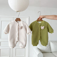 Load image into Gallery viewer, Baby Kid Girls Boys Solid Color Cartoon Jumpsuits Wholesale 231019208
