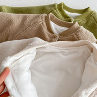 Load image into Gallery viewer, Baby Kid Girls Boys Solid Color Cartoon Jumpsuits Wholesale 231019208
