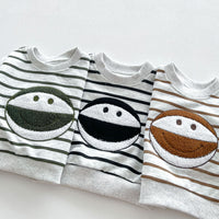 Load image into Gallery viewer, 2 Pieces Set Baby Kid Boys Striped Cartoon Tops And Pants Wholesale 23101921
