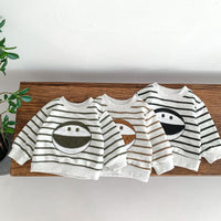Load image into Gallery viewer, 2 Pieces Set Baby Kid Boys Striped Cartoon Tops And Pants Wholesale 23101921
